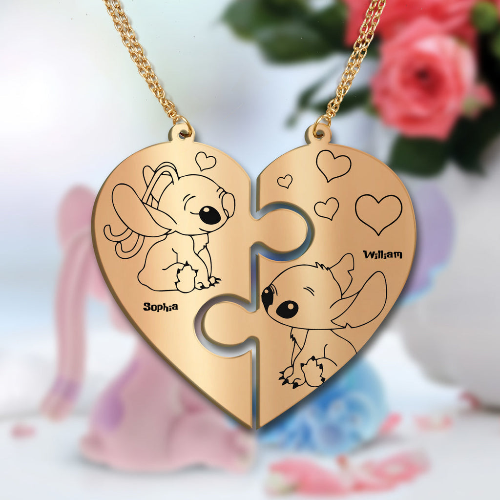 Personalized Ohana Matching Pendant Necklace for Couples & Friends Matching Pendant Necklace GradoCreations