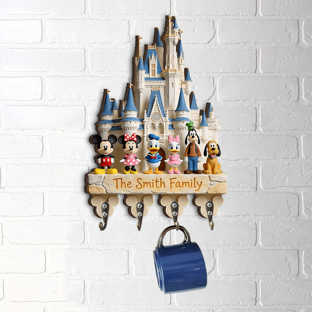 Custom Shaped Key Rack Personalized Disney Mouse Gift Custom Shaped Key Rack GradoCreations