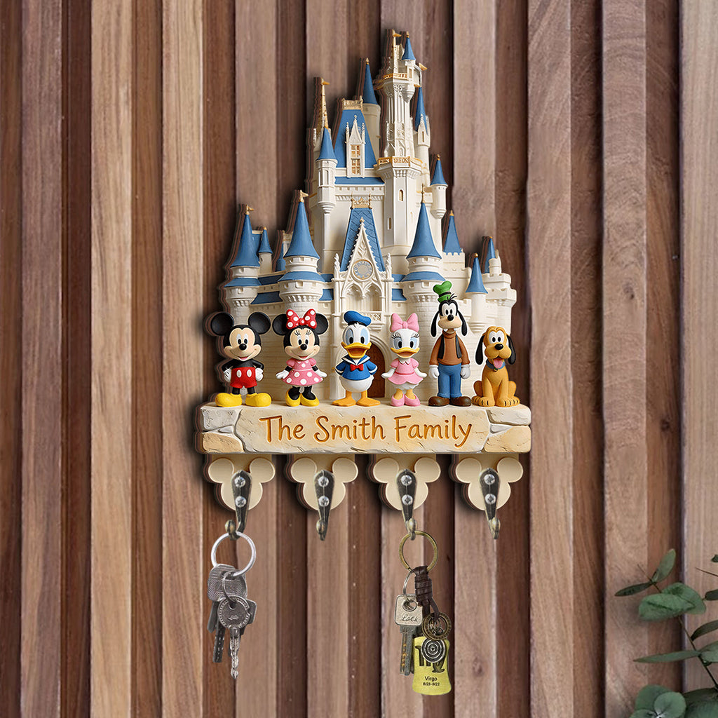 Custom Shaped Key Rack Personalized Disney Mouse Gift Custom Shaped Key Rack GradoCreations
