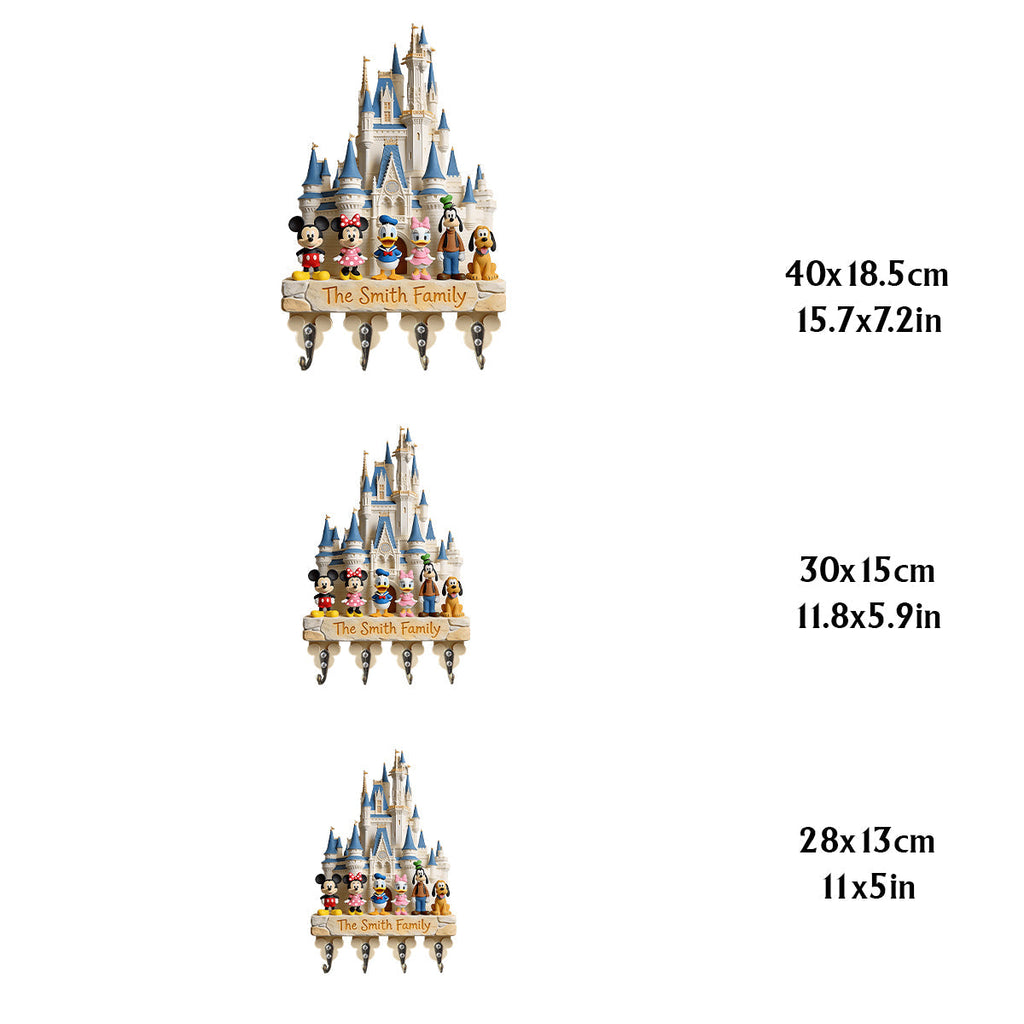 Custom Shaped Key Rack Personalized Disney Mouse Gift Custom Shaped Key Rack GradoCreations