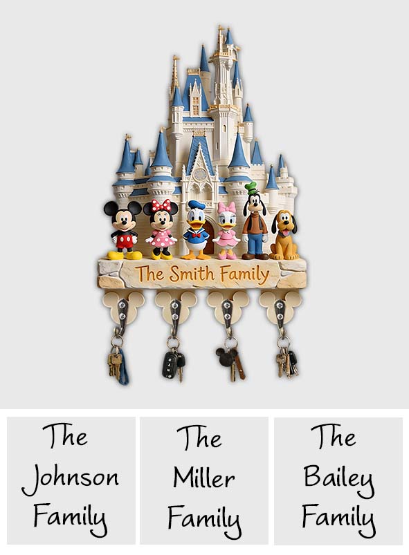 Custom Shaped Key Rack Personalized Disney Mouse Gift Custom Shaped Key Rack GradoCreations