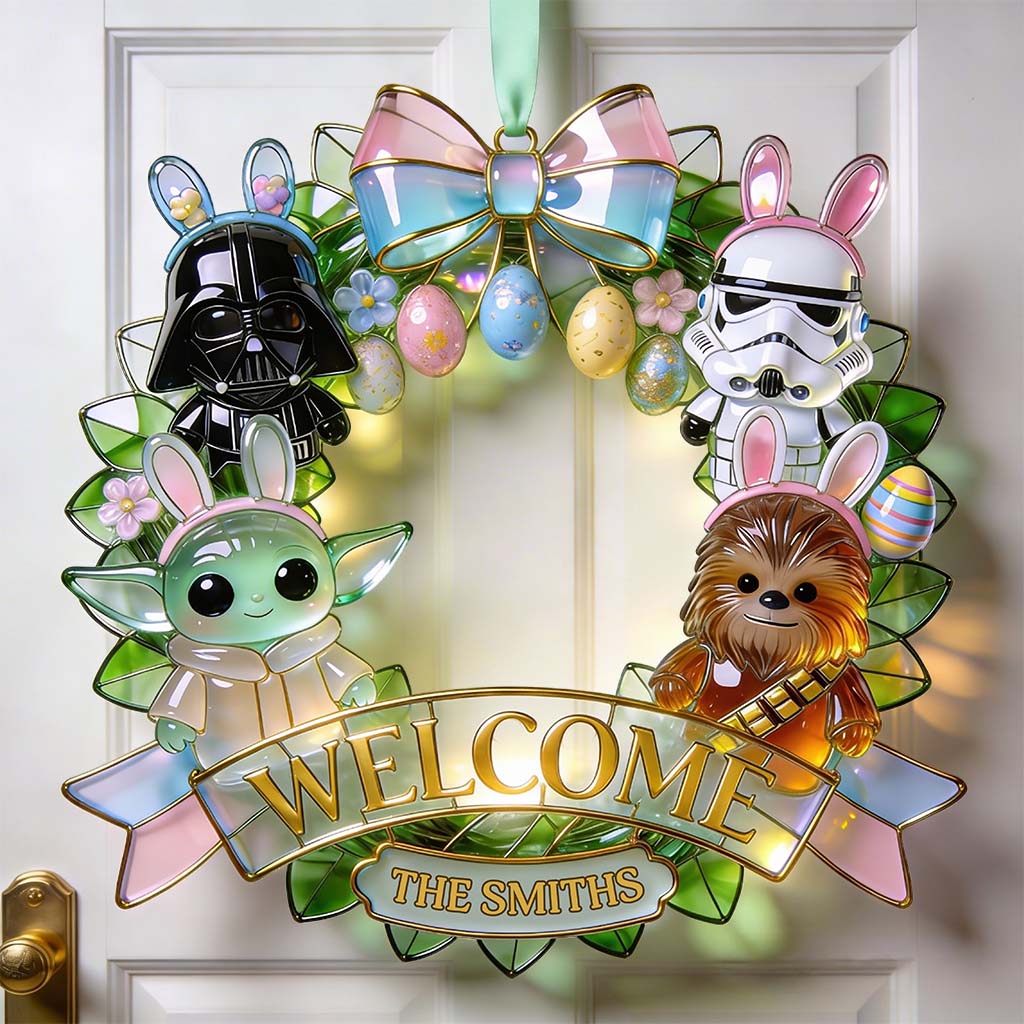 Personalized Star Wars Easter LED Acrylic Sign Gift LED Light Acrylic Sign GradoCreations
