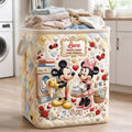 Personalized Mickey Mouse Laundry Storage Basket Custom Design Gift for Kids Laundry Basket GradoCreations