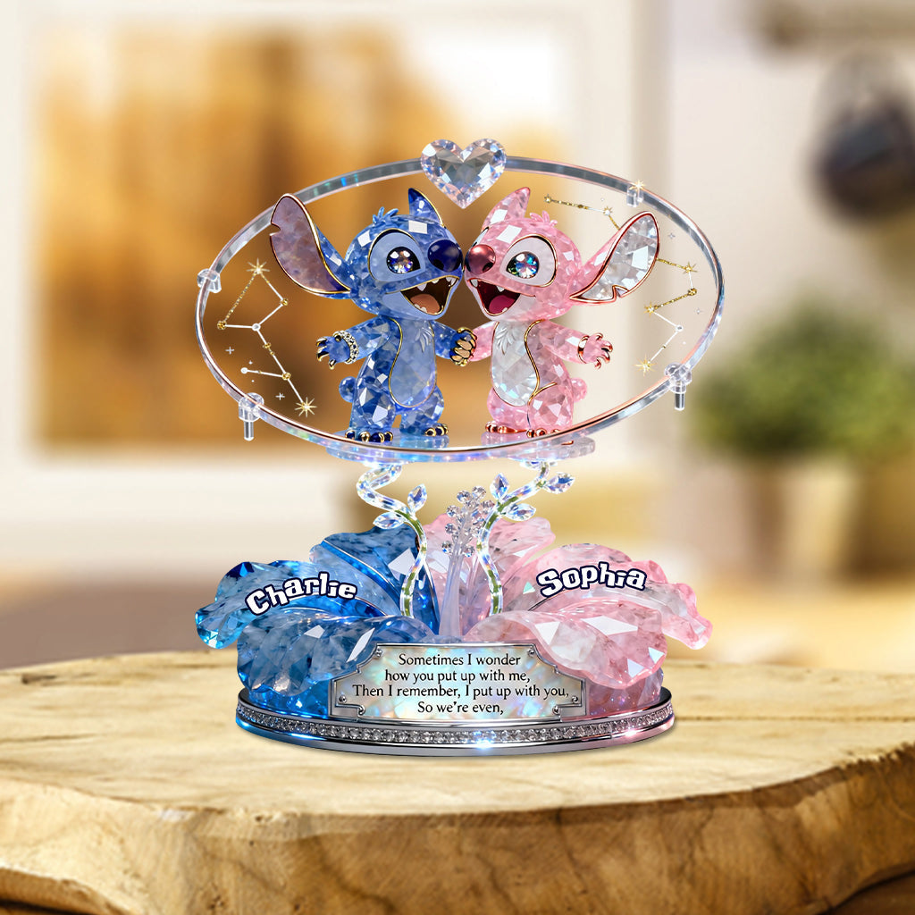 Personalized Ohana Custom Shaped Acrylic Plaque Gift for Loved Ones Custom Shaped Acrylic Plaque GradoCreations