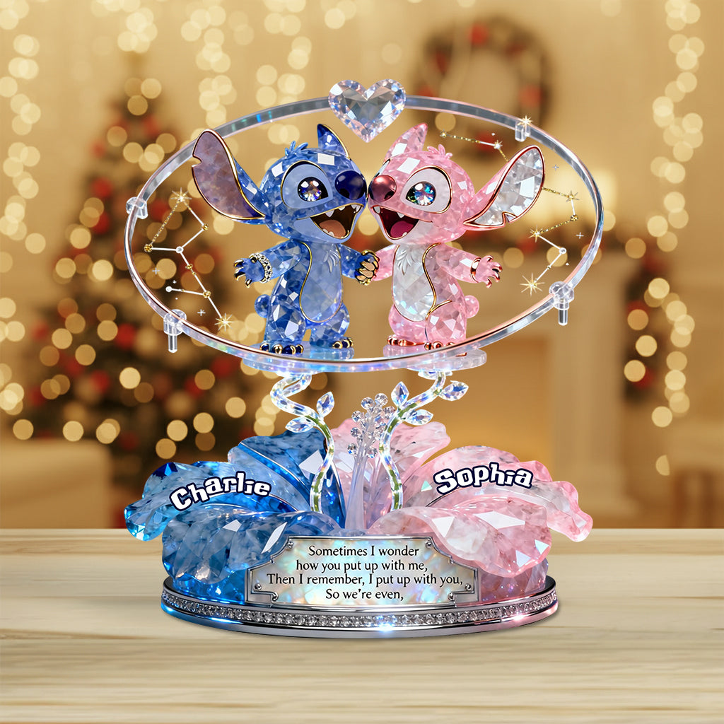 Personalized Ohana Custom Shaped Acrylic Plaque Gift for Loved Ones Custom Shaped Acrylic Plaque GradoCreations