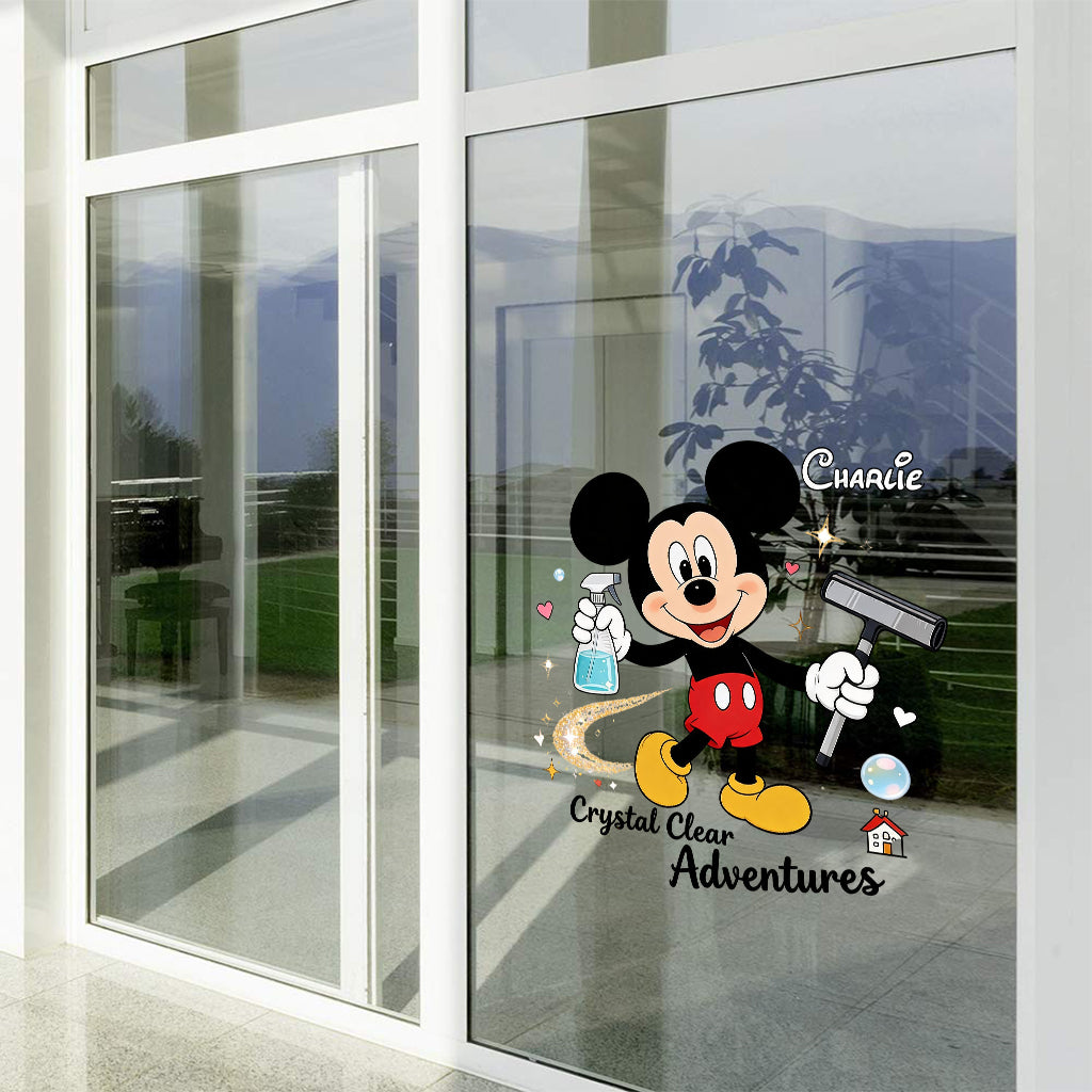 Personalized Mickey Mouse Decal for Kids' Rooms | Custom Name Decal Full GradoCreations