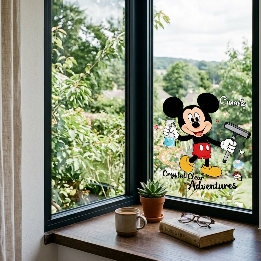 Personalized Mickey Mouse Decal for Kids' Rooms | Custom Name Decal Full GradoCreations