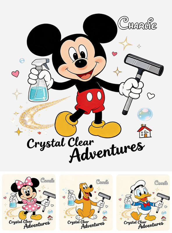 Personalized Mickey Mouse Decal for Kids' Rooms | Custom Name Decal Full GradoCreations