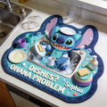 Personalized Ohana Drying Mat with Cute Stitch Design for Home Drying Mat GradoCreations