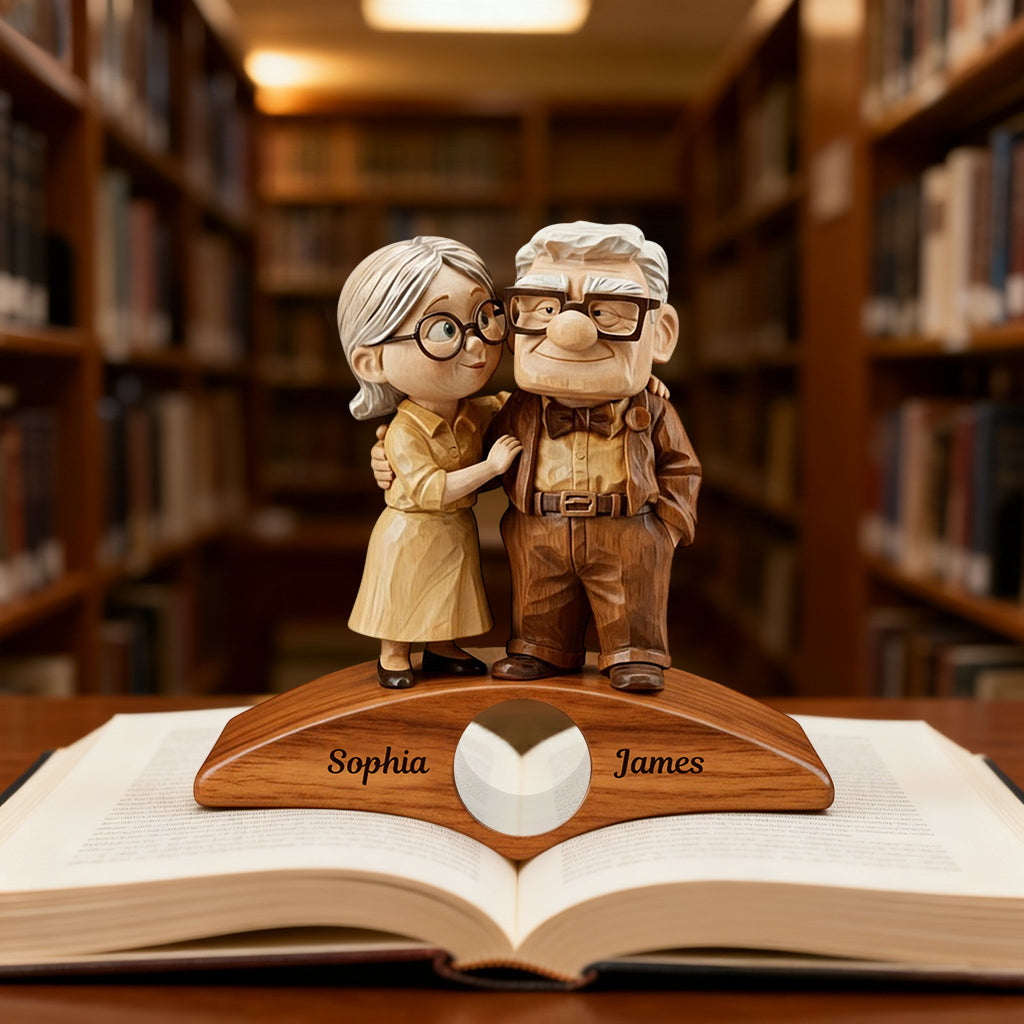 Personalized Book Page Holder Custom Name Gift for Book Lovers Book Page Holder GradoCreations
