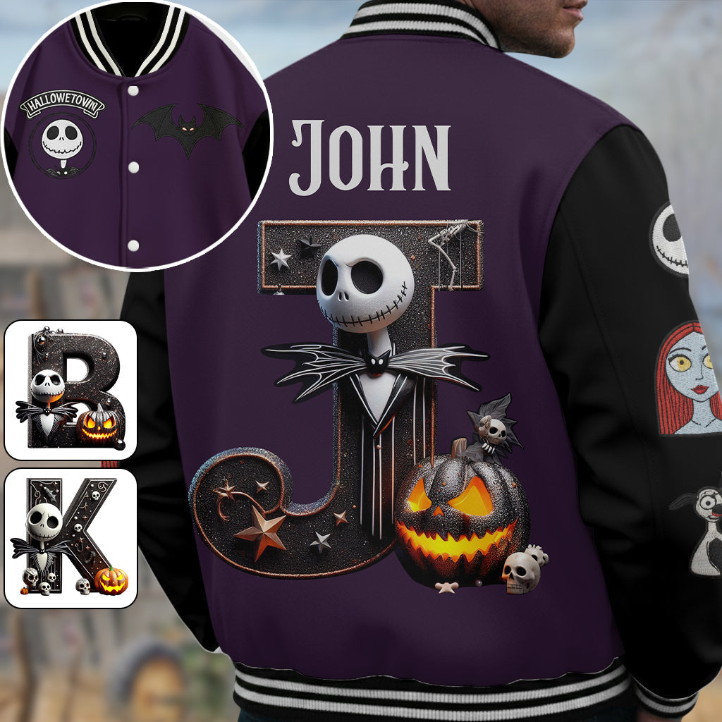 Personalized Nightmare Varsity Jacket Custom Name Gift Varsity Jacket GradoCreations