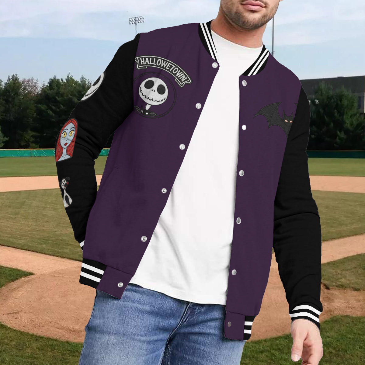 Personalized Nightmare Varsity Jacket Custom Name Gift Varsity Jacket GradoCreations