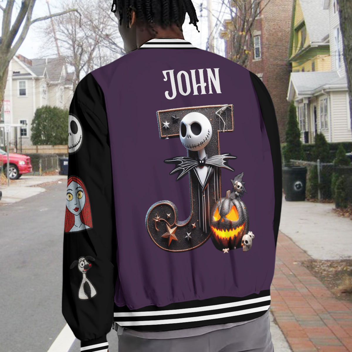 Personalized Nightmare Varsity Jacket Custom Name Gift Varsity Jacket GradoCreations