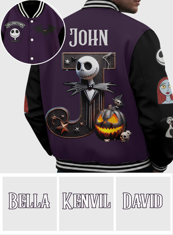 Personalized Nightmare Varsity Jacket Custom Name Gift Varsity Jacket GradoCreations