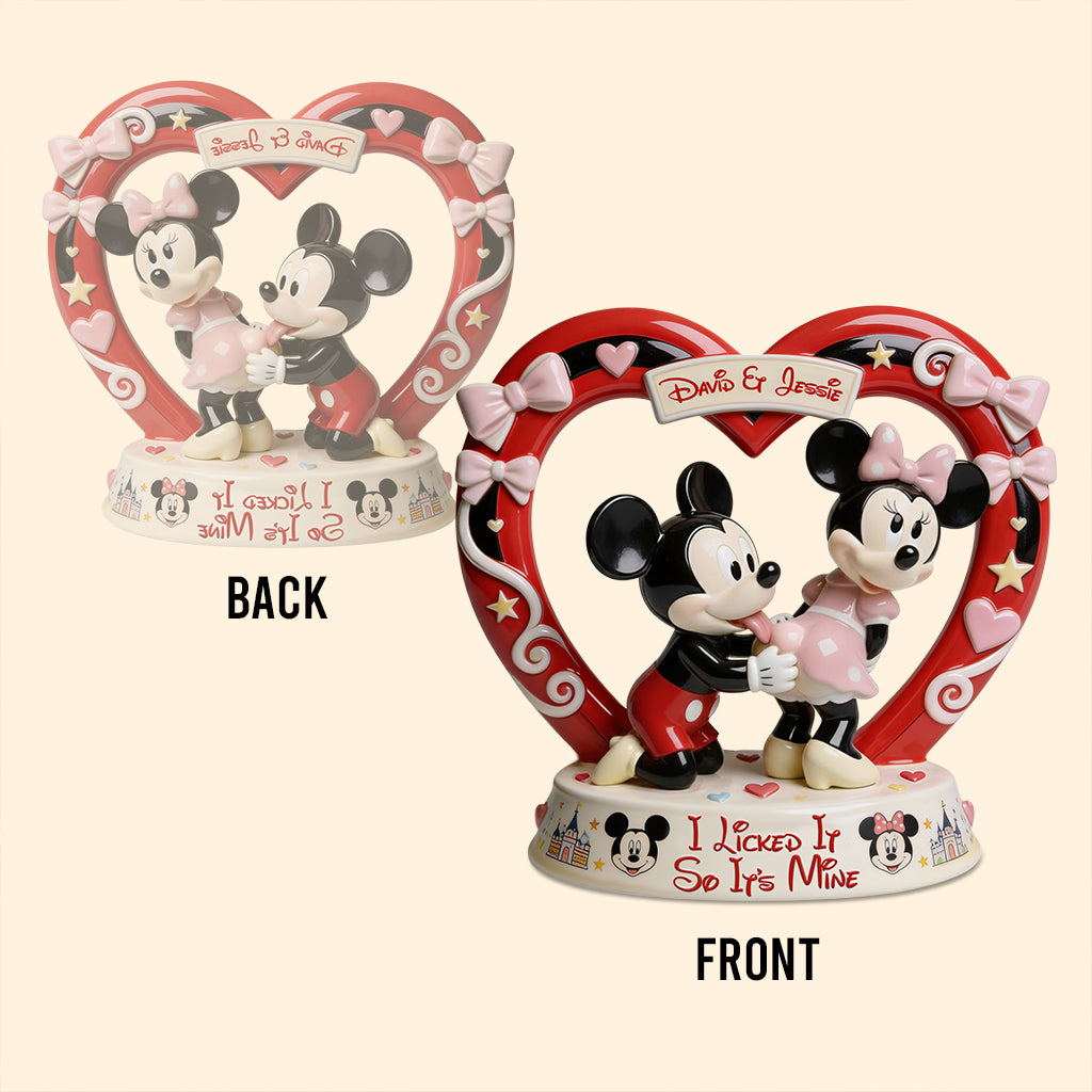 Personalized Acrylic Mouse Plaque Custom Name Gift for Couples Custom Shaped Acrylic Plaque GradoCreations