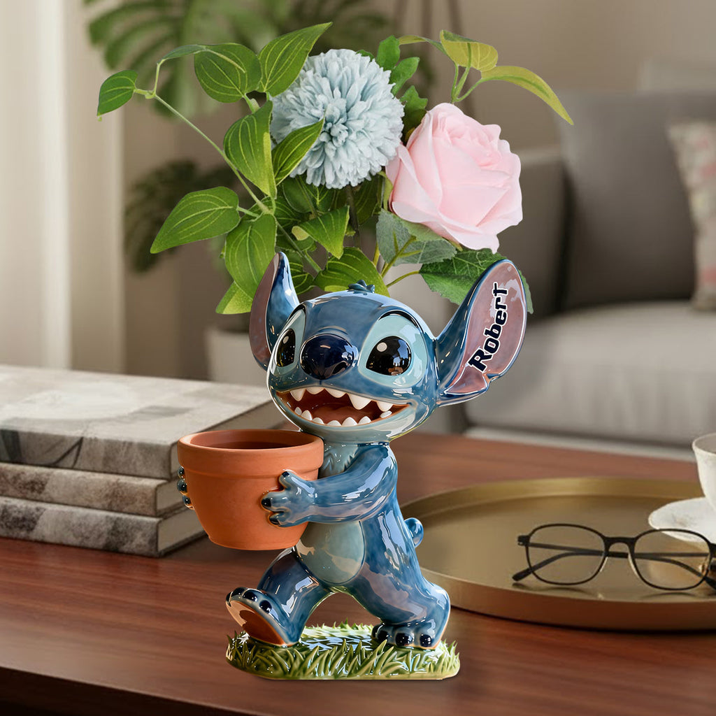 Personalized Ohana Custom Shape Acrylic Flower Vase Gift Idea Custom Shape Acrylic Flower Vase GradoCreations