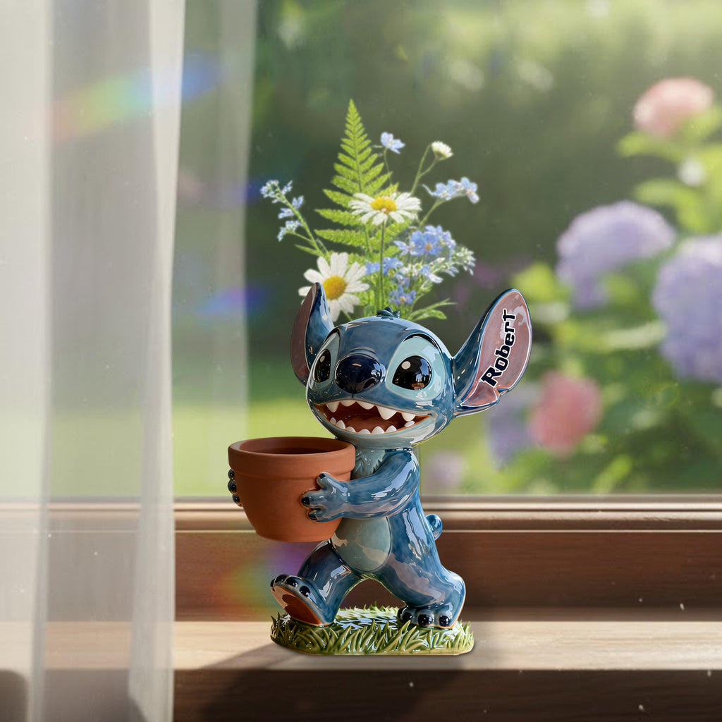 Personalized Ohana Custom Shape Acrylic Flower Vase Gift Idea Custom Shape Acrylic Flower Vase GradoCreations