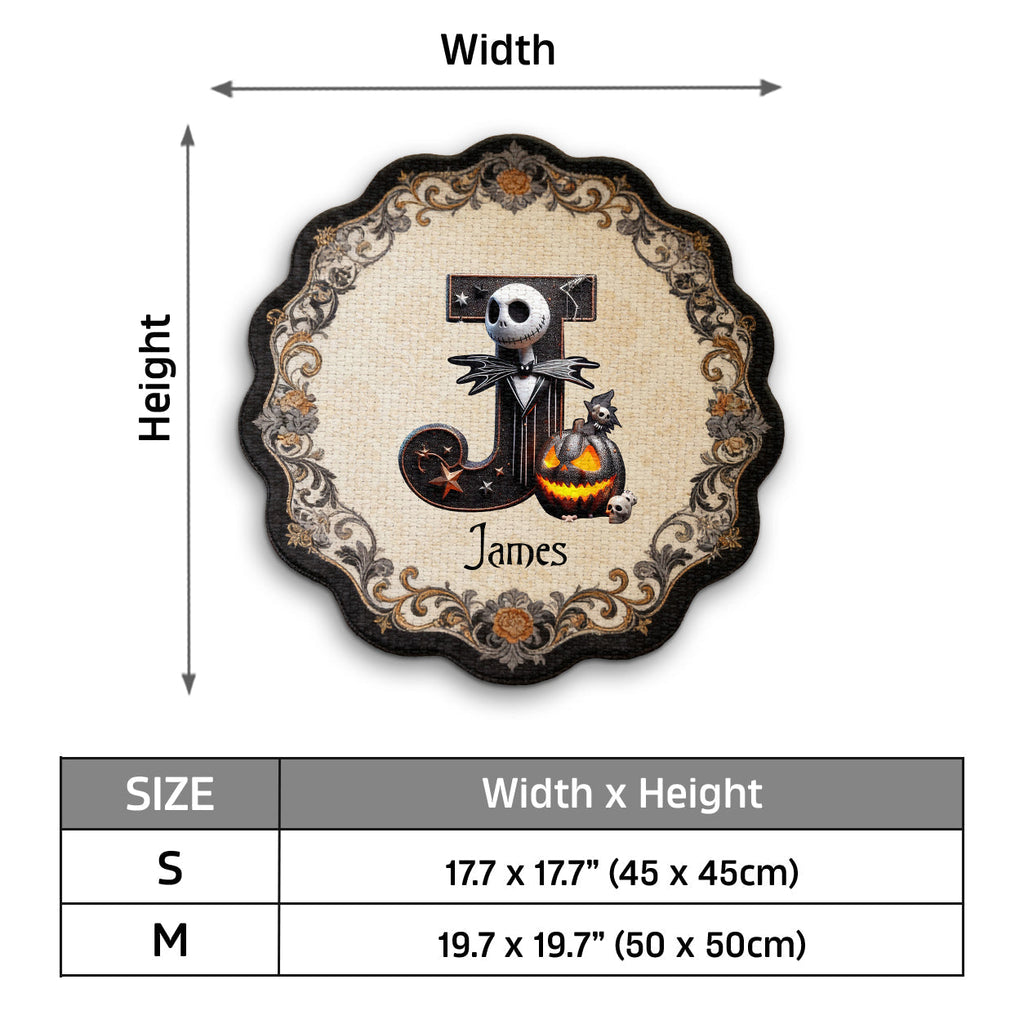 Personalized Nightmare Custom Shape Placemat for Family Table Decor Custom Shape Placemat GradoCreations