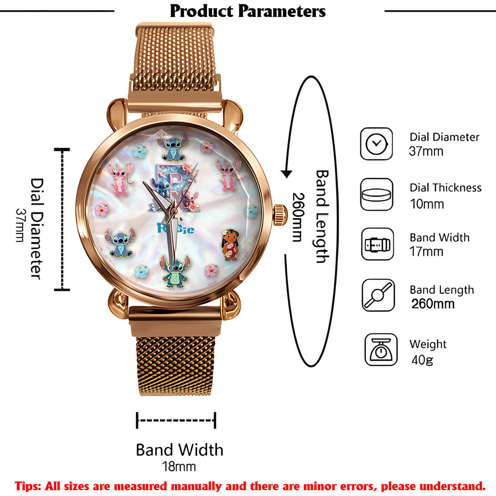 Personalized Ohana Women Hand Watch Custom Name Gift Women Hand Watch GradoCreations