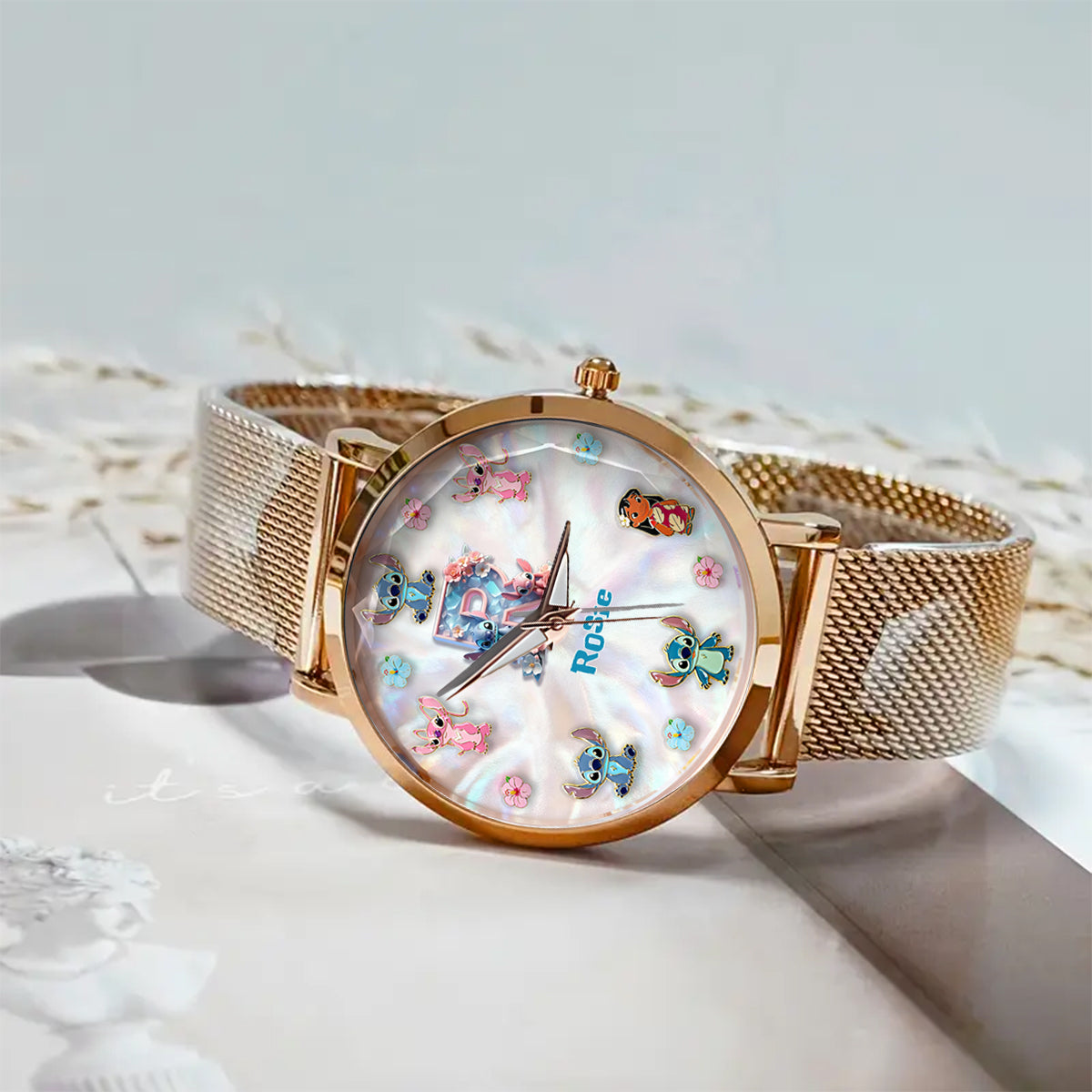Personalized Ohana Women Hand Watch Custom Name Gift Women Hand Watch GradoCreations