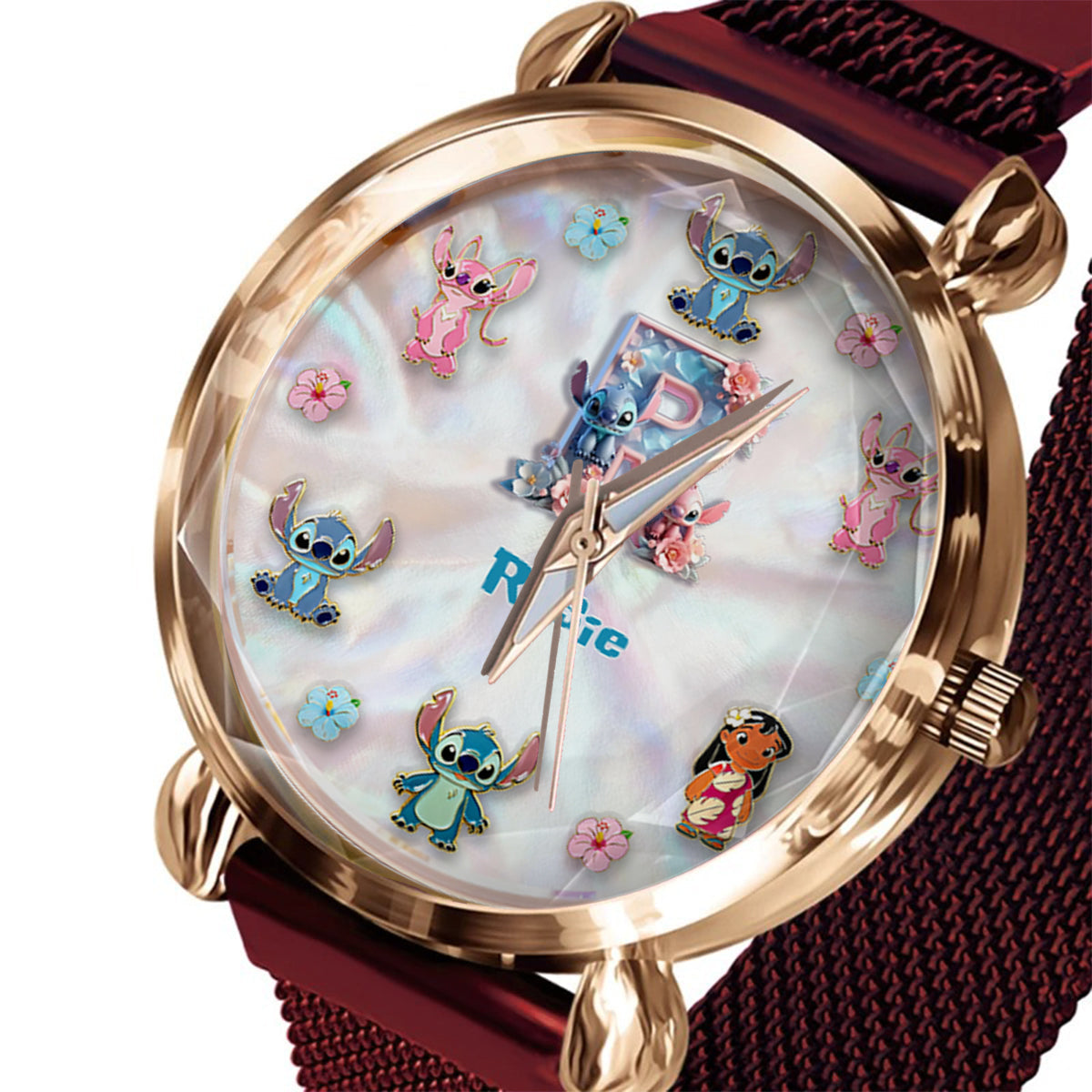 Personalized Ohana Women Hand Watch Custom Name Gift Women Hand Watch GradoCreations