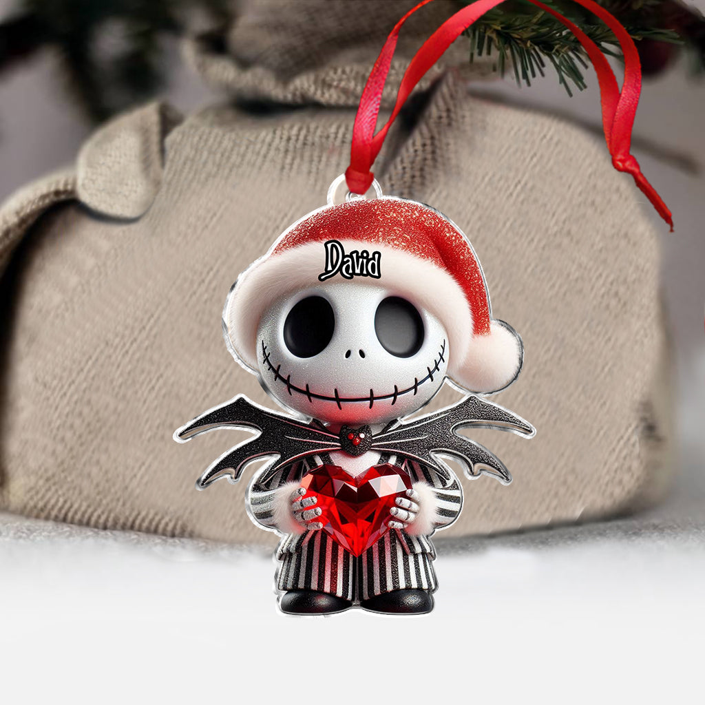 Personalized Nightmare Before Christmas Ornament Custom Name Gift for Holiday Ornament GradoCreations