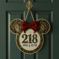Personalized Disney Mickey Mouse Welcome Sign Custom Name Wood Decor Wood Sign GradoCreations
