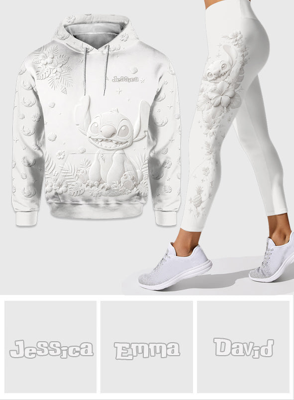 Personalized Ohana Hoodie and Leggings Set for Family Gift Hoodie & Leggings GradoCreations