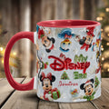 Personalized Disney Accent Mug Custom Name Christmas Gift Accent Mug GradoCreations