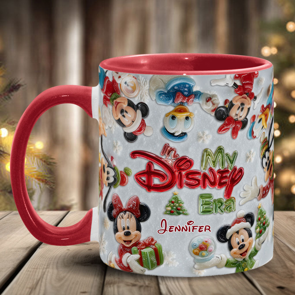 Personalized Disney Accent Mug Custom Name Christmas Gift Accent Mug GradoCreations