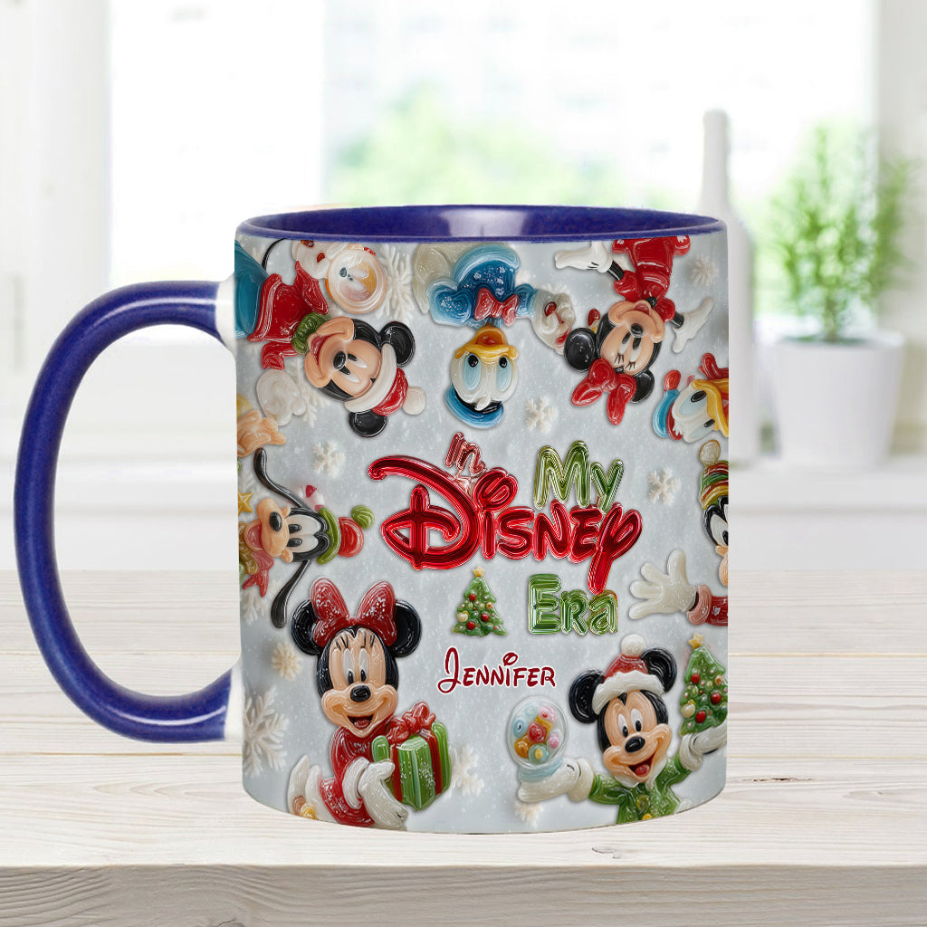 Personalized Disney Accent Mug Custom Name Christmas Gift Accent Mug GradoCreations