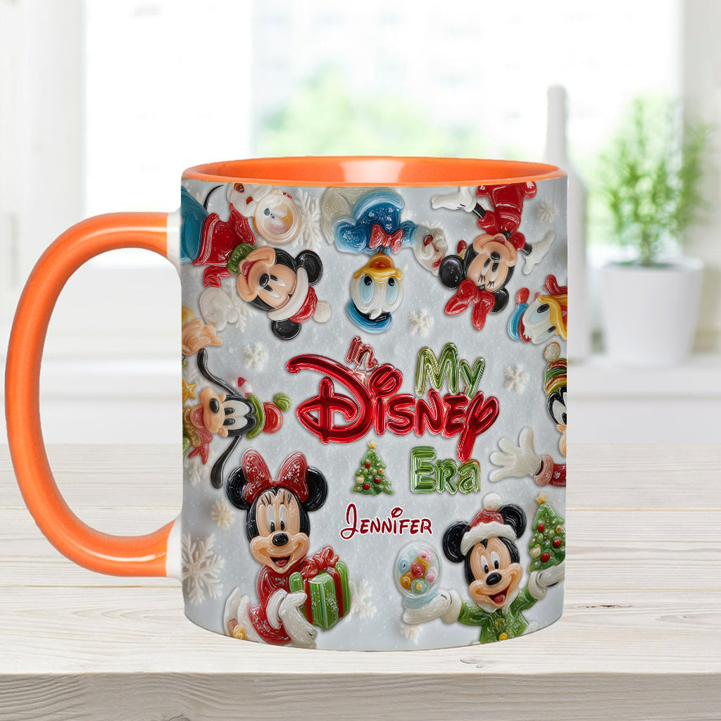 Personalized Disney Accent Mug Custom Name Christmas Gift Accent Mug GradoCreations