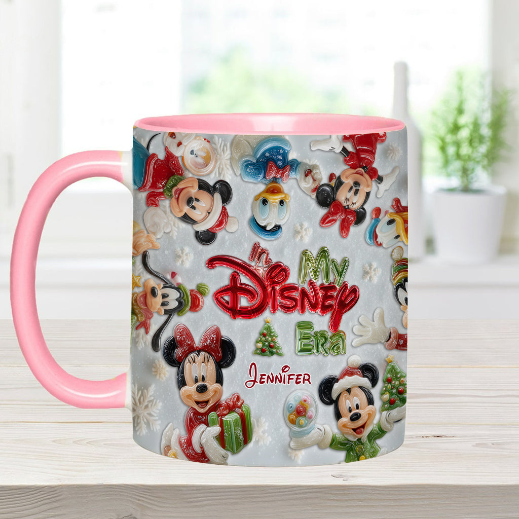Personalized Disney Accent Mug Custom Name Christmas Gift Accent Mug GradoCreations