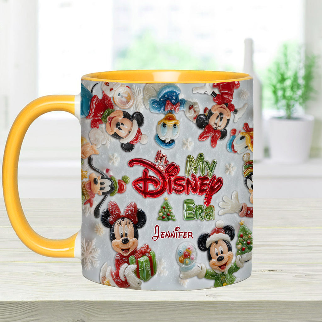 Personalized Disney Accent Mug Custom Name Christmas Gift Accent Mug GradoCreations