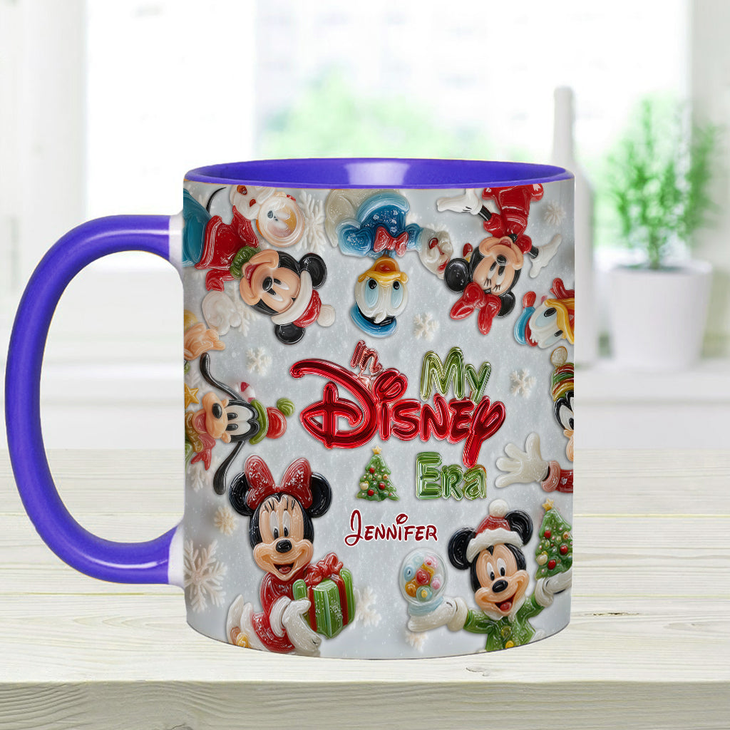 Personalized Disney Accent Mug Custom Name Christmas Gift Accent Mug GradoCreations