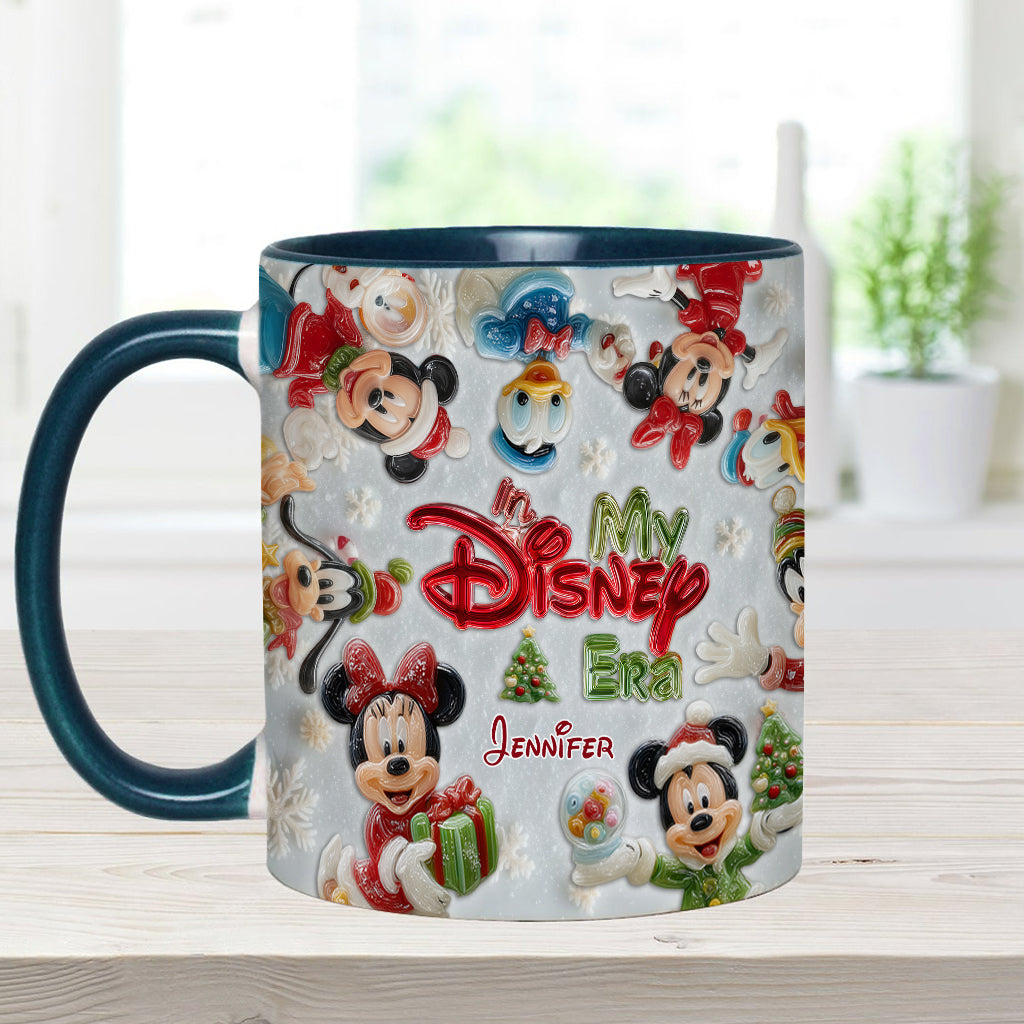 Personalized Disney Accent Mug Custom Name Christmas Gift Accent Mug GradoCreations