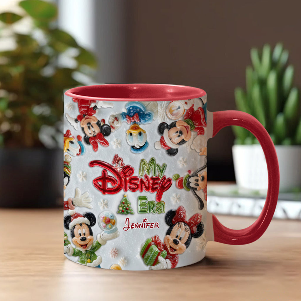 Personalized Disney Accent Mug Custom Name Christmas Gift Accent Mug GradoCreations