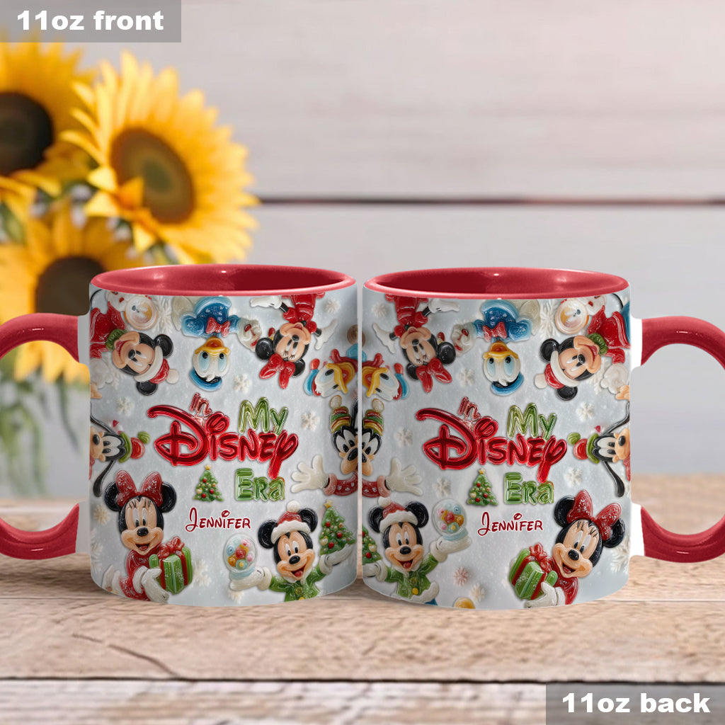 Personalized Disney Accent Mug Custom Name Christmas Gift Accent Mug GradoCreations