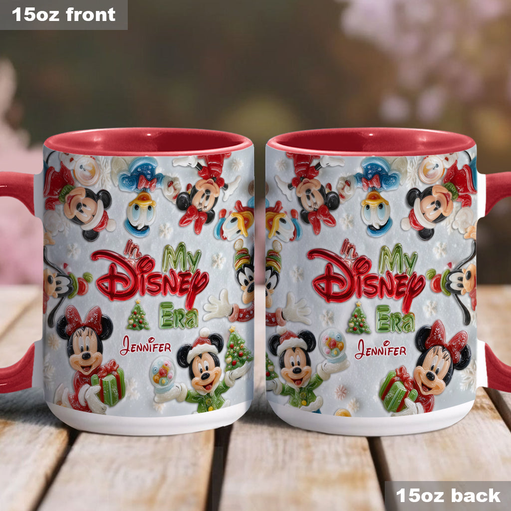 Personalized Disney Accent Mug Custom Name Christmas Gift Accent Mug GradoCreations