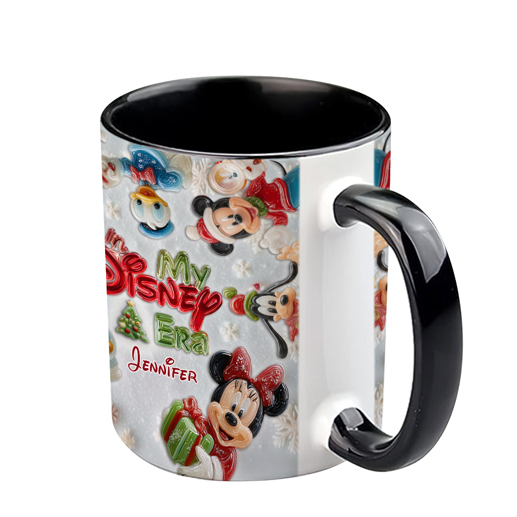Personalized Disney Accent Mug Custom Name Christmas Gift Accent Mug GradoCreations
