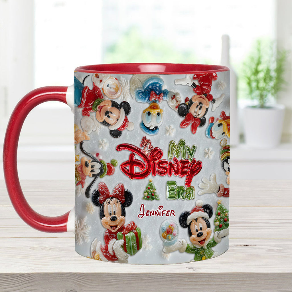 Personalized Disney Accent Mug Custom Name Christmas Gift Accent Mug GradoCreations