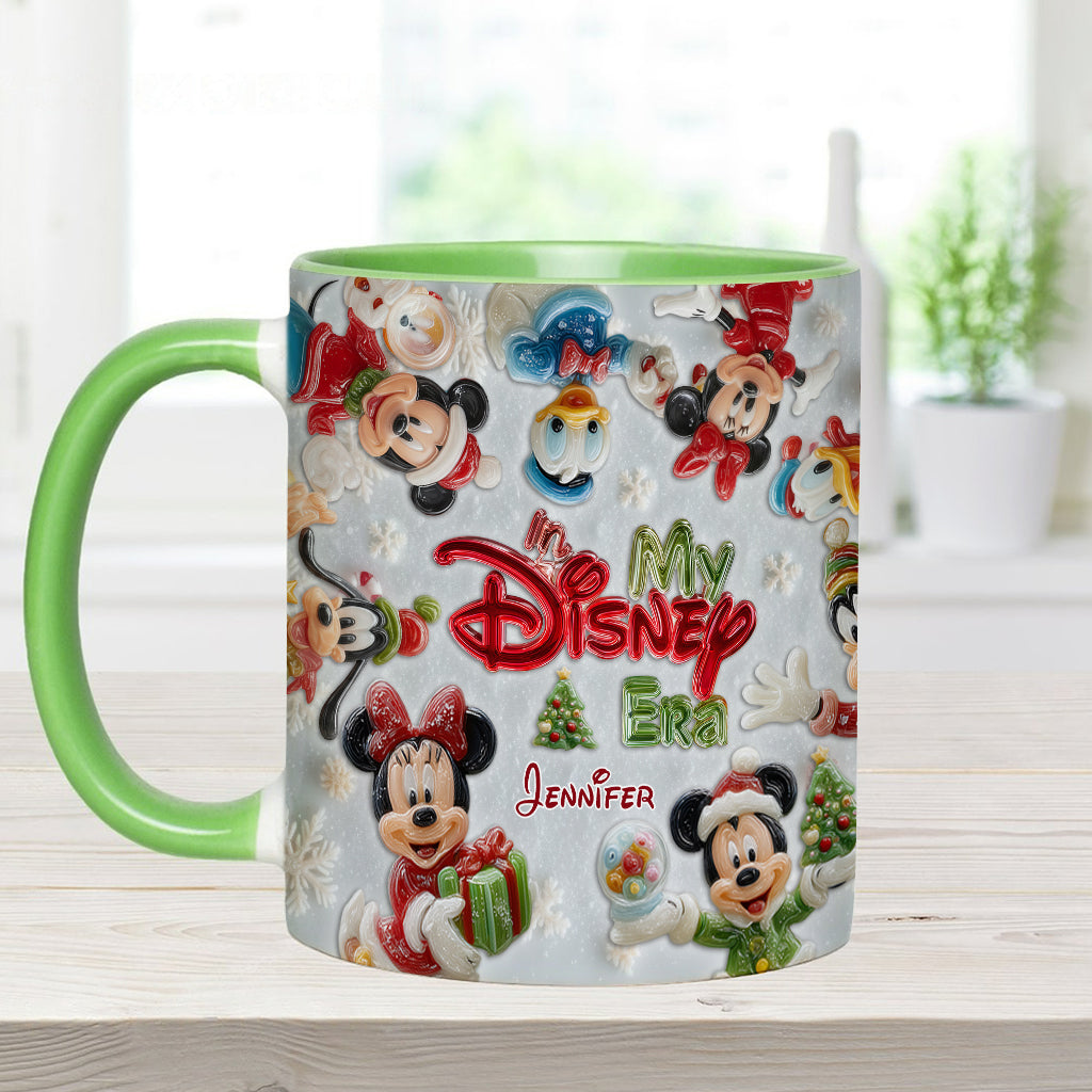 Personalized Disney Accent Mug Custom Name Christmas Gift Accent Mug GradoCreations