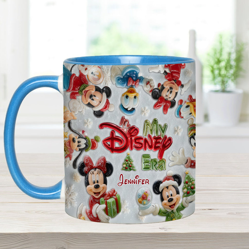 Personalized Disney Accent Mug Custom Name Christmas Gift Accent Mug GradoCreations