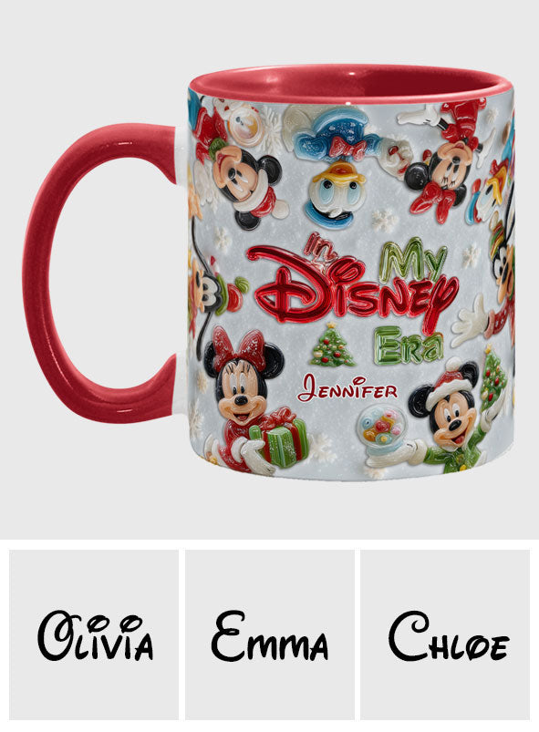 Personalized Disney Accent Mug Custom Name Christmas Gift Accent Mug GradoCreations