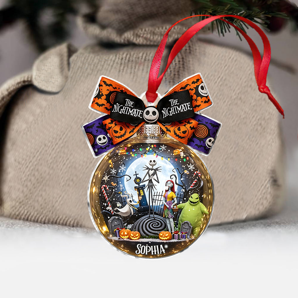Personalized Nightmare Before Christmas Ornament Gift for Kids Ornament GradoCreations