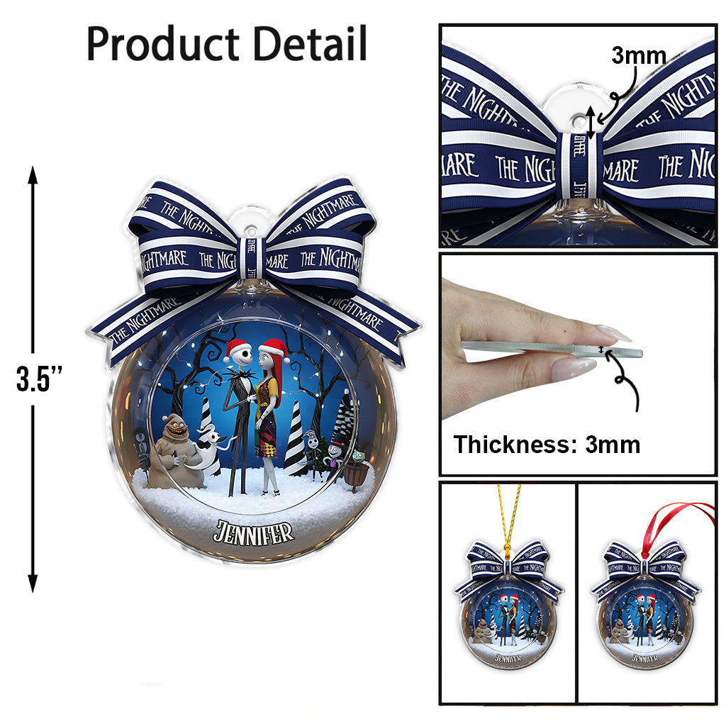 Personalized Nightmare Before Christmas Ornament Gift for Kids Ornament GradoCreations