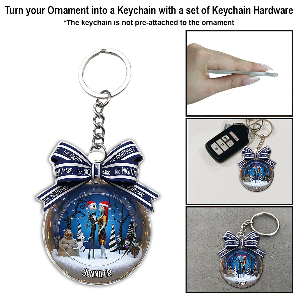 Personalized Nightmare Before Christmas Ornament Gift for Kids Ornament GradoCreations