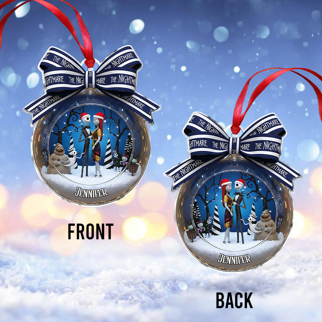 Personalized Nightmare Before Christmas Ornament Gift for Kids Ornament GradoCreations