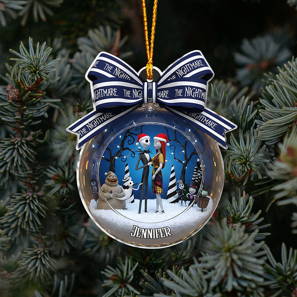 Personalized Nightmare Before Christmas Ornament Gift for Kids Ornament GradoCreations