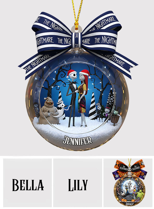 Personalized Nightmare Before Christmas Ornament Gift for Kids Ornament GradoCreations